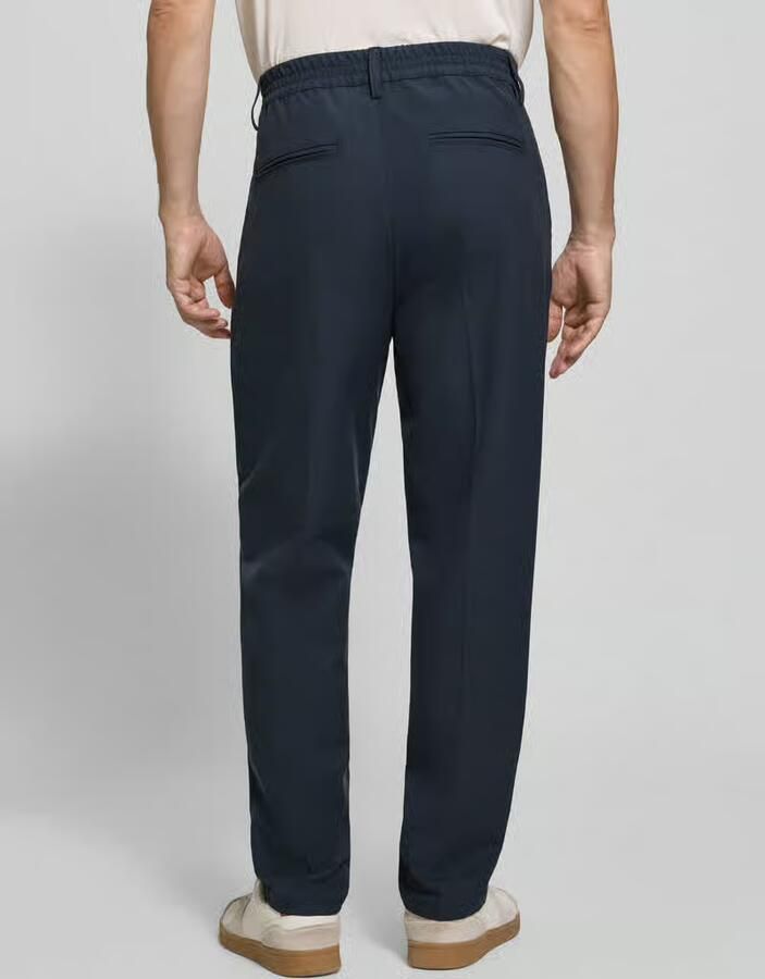 Casual friday broek met elastische band en persplooien model 'MARC 2.0' - Foto 2