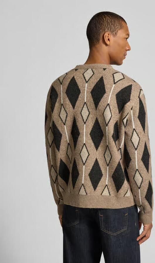 Casual friday Cardigan in allover-look model 'ALFRED' - Foto 3