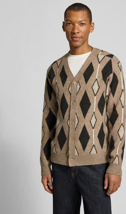 Casual friday Cardigan in allover-look model 'ALFRED' - Foto 2