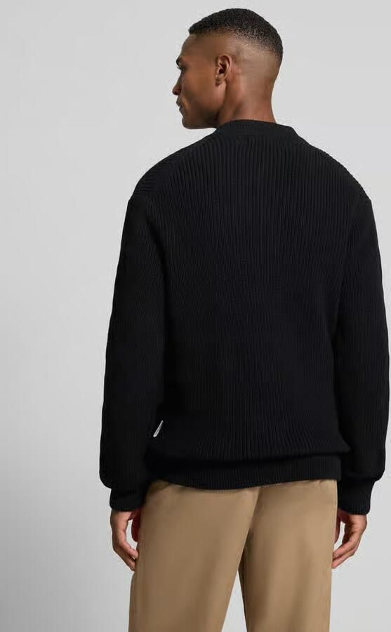 Casual friday Cardigan met opstaande kraag en knoopsluiting model 'RODHE'