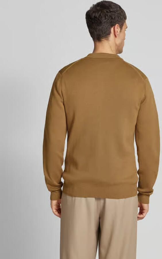 Casual friday Cardigan met polokraag model 'WILLY'
