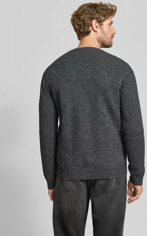 Casual friday Gebreid jack met knoopsluiting model 'KARL' - Foto 2