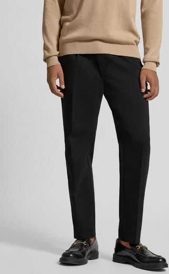 Casual friday Regular fit stoffen broek met bandplooien model 'Marc' - Foto 5