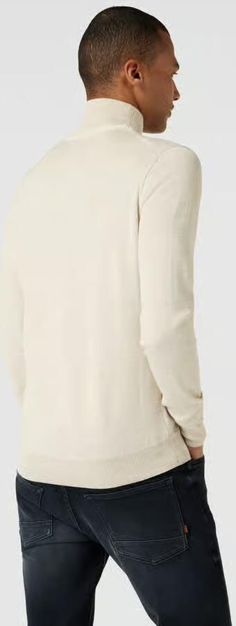 Casual friday Gebreide pullover met labeldetail - Foto 3