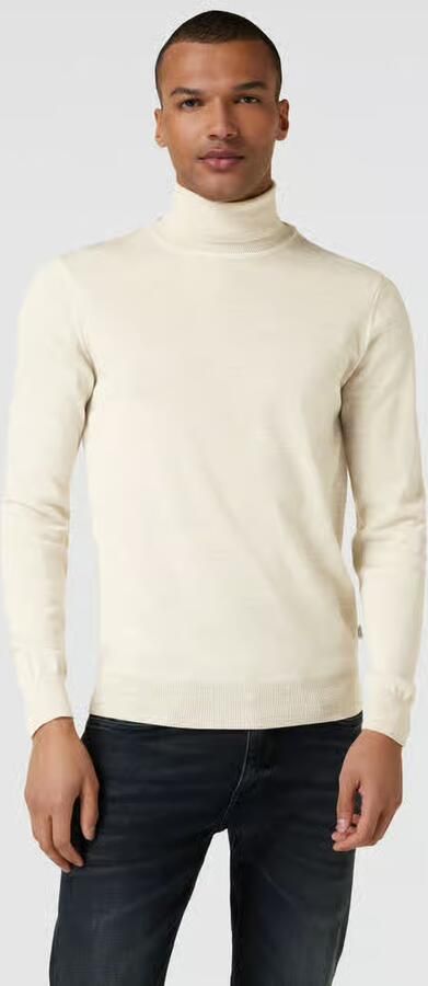 Casual friday Gebreide pullover met labeldetail - Foto 2