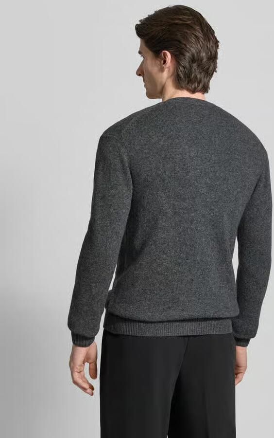 Casual friday Gebreid jack met knoopsluiting model 'KARL' - Foto 2