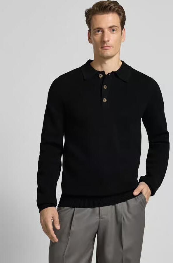 Casual friday Gebreide pullover met polokraag model 'ABEL' - Foto 2