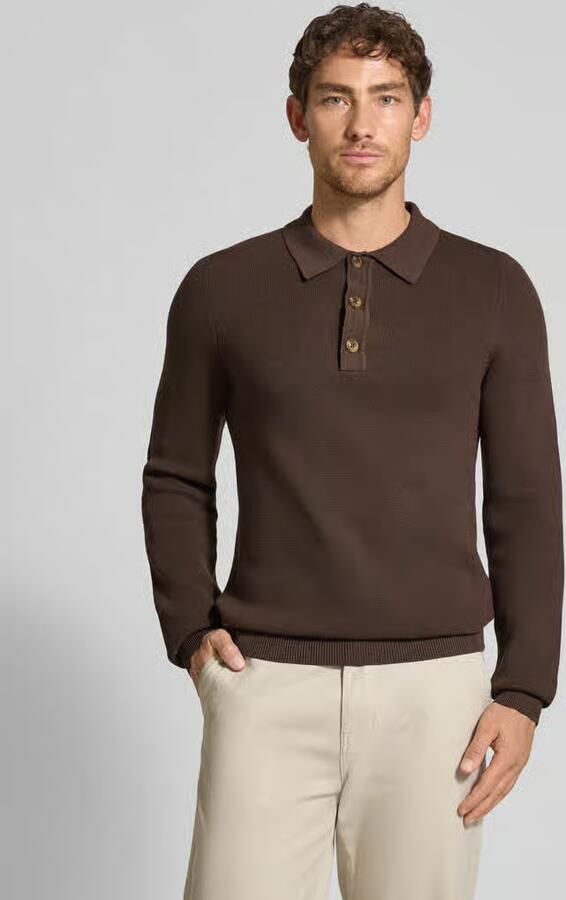 Casual friday Gebreide pullover met polokraag model 'ABEL' - Foto 2