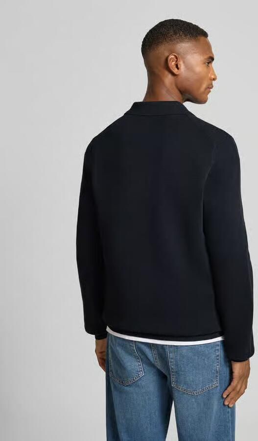 Casual friday Gebreide pullover met polokraag model 'ABEL'
