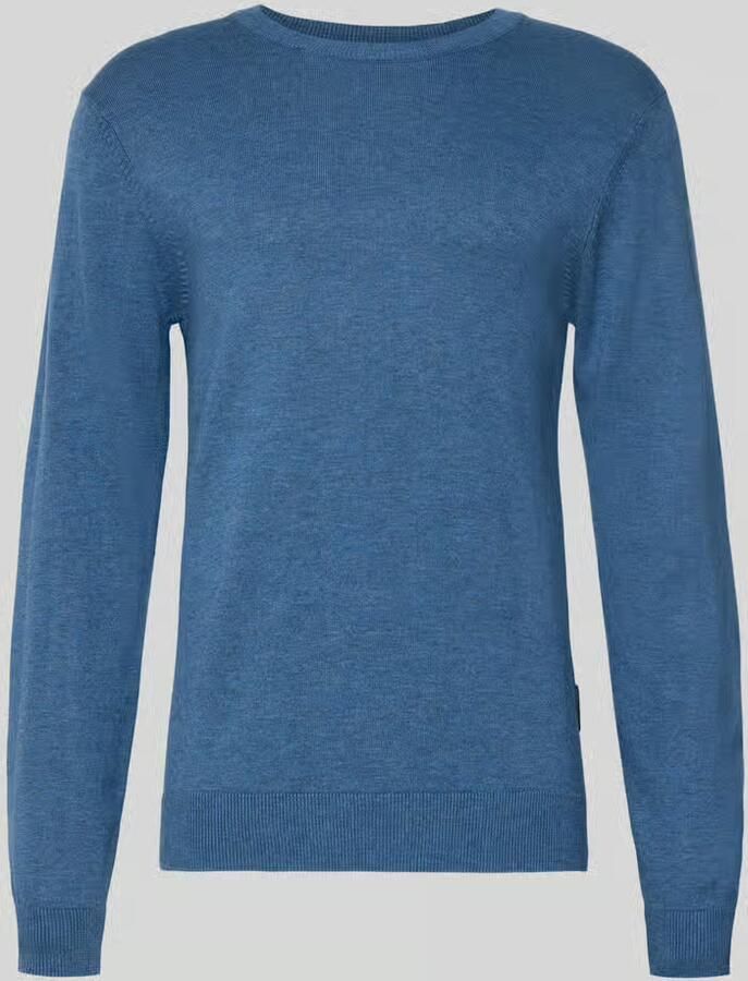 Casual friday Gebreide pullover met ribboorden model 'BELLS'
