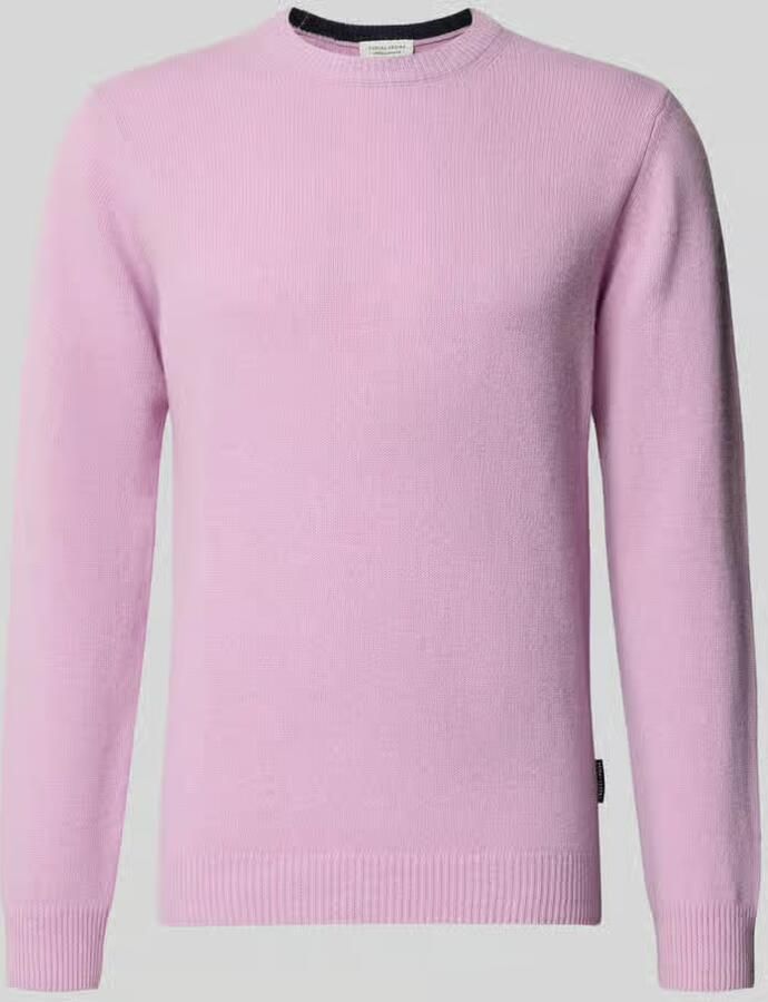 Casual friday Gebreide pullover met ronde hals model 'KARL'