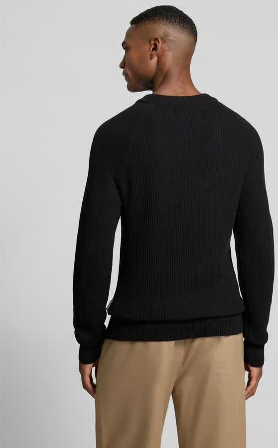 Casual friday Gebreide pullover met ronde hals model 'Kristian'