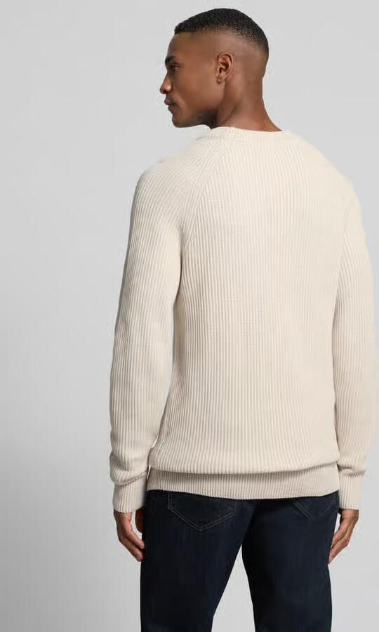 Casual friday Gebreide pullover met ronde hals model 'Kristian'