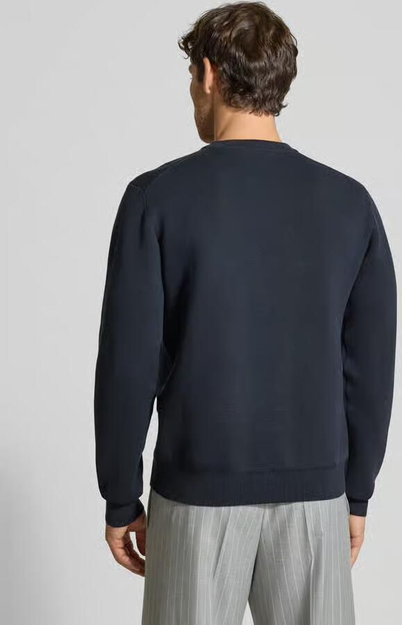 Casual friday Gebreide pullover met ronde hals model 'THEO'