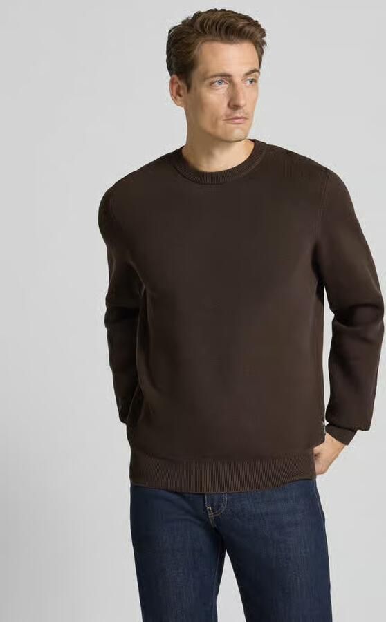 Casual friday Gebreide pullover met ronde hals model 'THEO' - Foto 2
