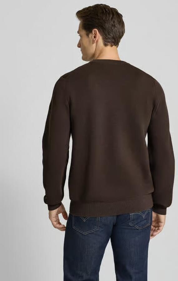 Casual friday Gebreide pullover met ronde hals model 'THEO'