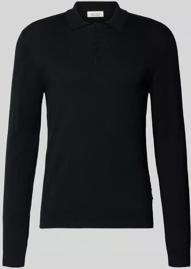 Casual friday Gebreide pullover van een mix van katoen en kasjmier model 'FRODE'