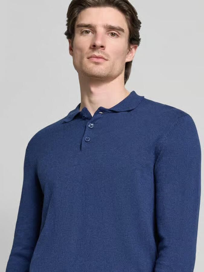 Casual friday Gebreide pullover van een mix van katoen en kasjmier model 'FRODE' - Foto 2