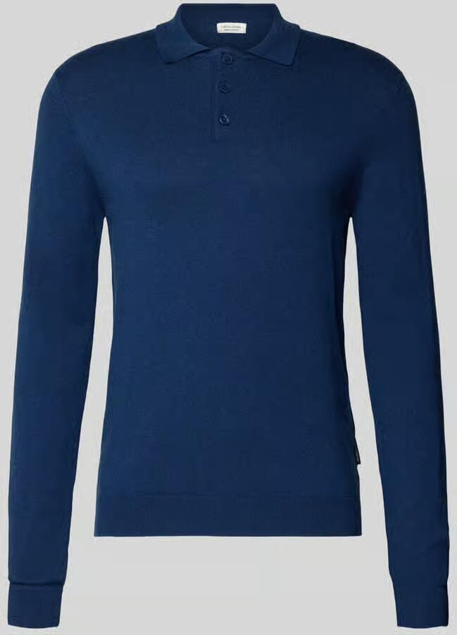 Casual friday Gebreide pullover van een mix van katoen en kasjmier model 'FRODE'
