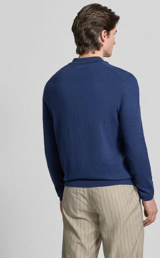 Casual friday Gebreide pullover van een mix van katoen en kasjmier model 'FRODE'