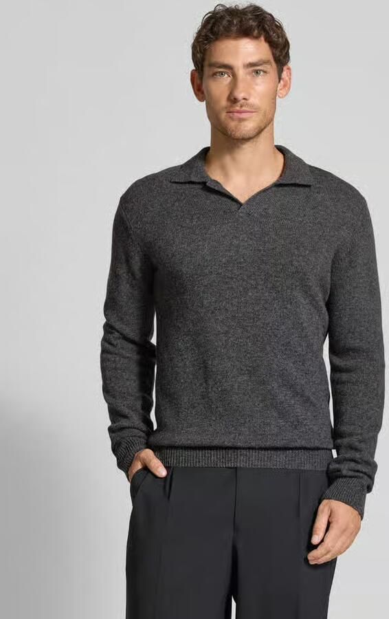 Casual friday Gebreide pullover van wolmix met polokraag model 'Karl' - Foto 2