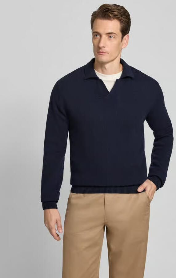 Casual friday Gebreide pullover van wolmix met polokraag model 'Karl' - Foto 2