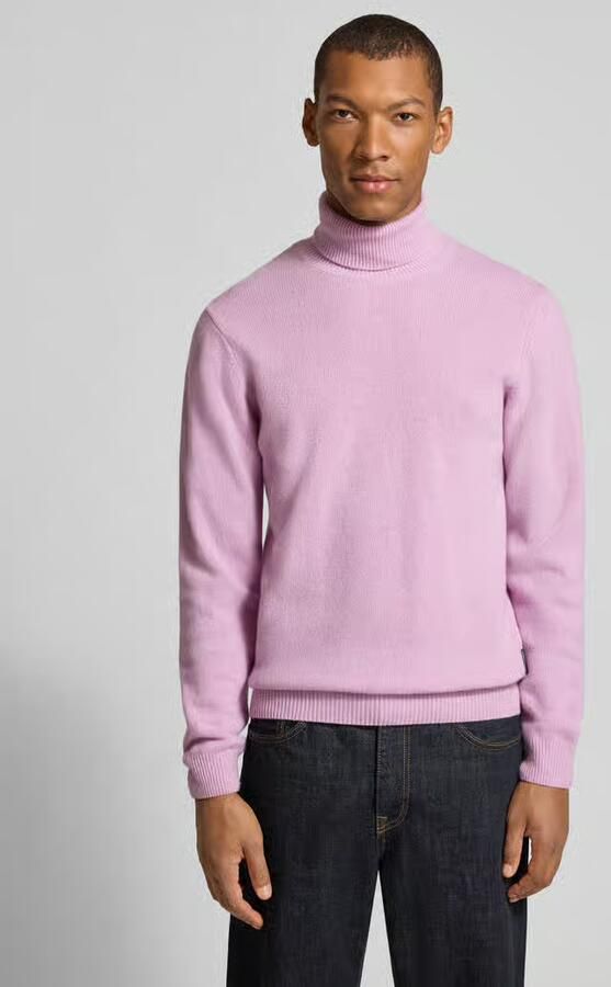 Casual friday Gebreide trui van katoenmix met col model 'KARL' - Foto 2