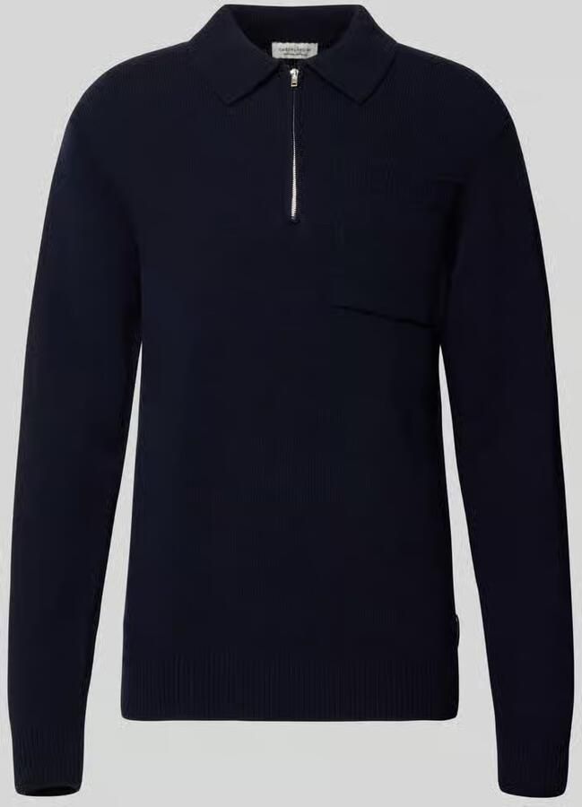 Casual friday Gebreide trui van wolmix met polokraag model 'FELIPO'
