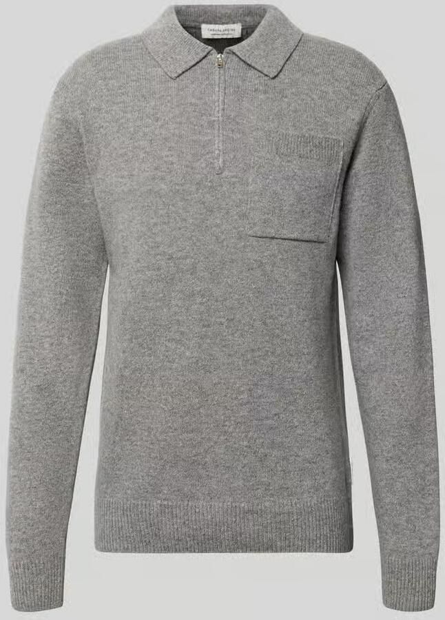 Casual friday Gebreide trui van wolmix met polokraag model 'FELIPO'