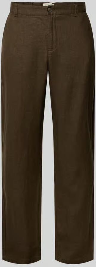 Casual friday Linnen broek met steekzakken model 'Pandrup' - Foto 2