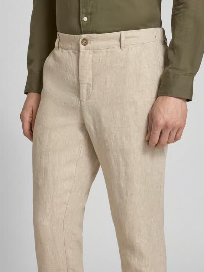 Casual friday Linnen broek met steekzakken model 'Pandrup'