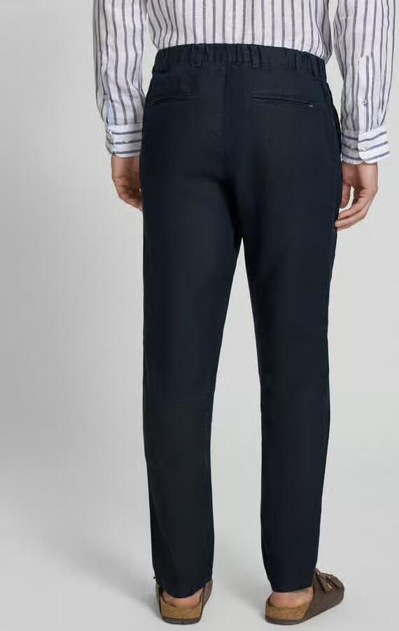 Casual friday Linnen broek met steekzakken model 'Pandrup' - Foto 2
