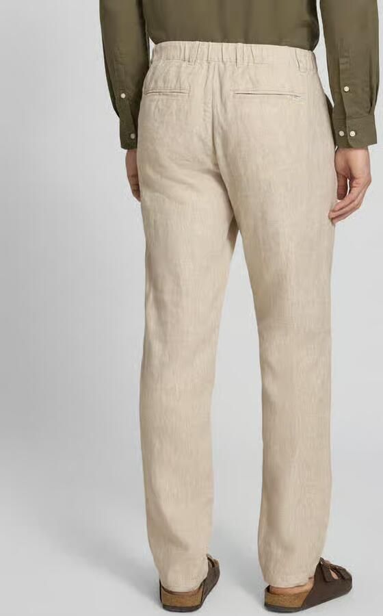 Casual friday Linnen broek met steekzakken model 'Pandrup' - Foto 3