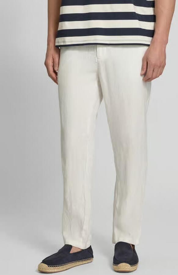 Casual friday Linnen broek met steekzakken model 'Pandrup' - Foto 2