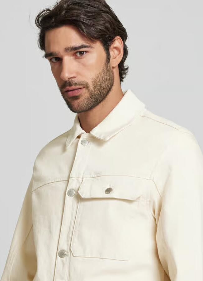 Casual friday Overhemdjack met knoopsluiting