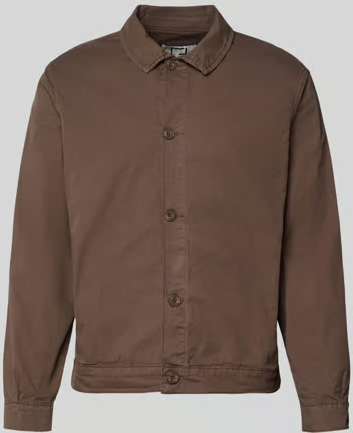 Casual friday Overhemdjack van katoenmix met knoopsluiting model 'BUCHAN' - Foto 4