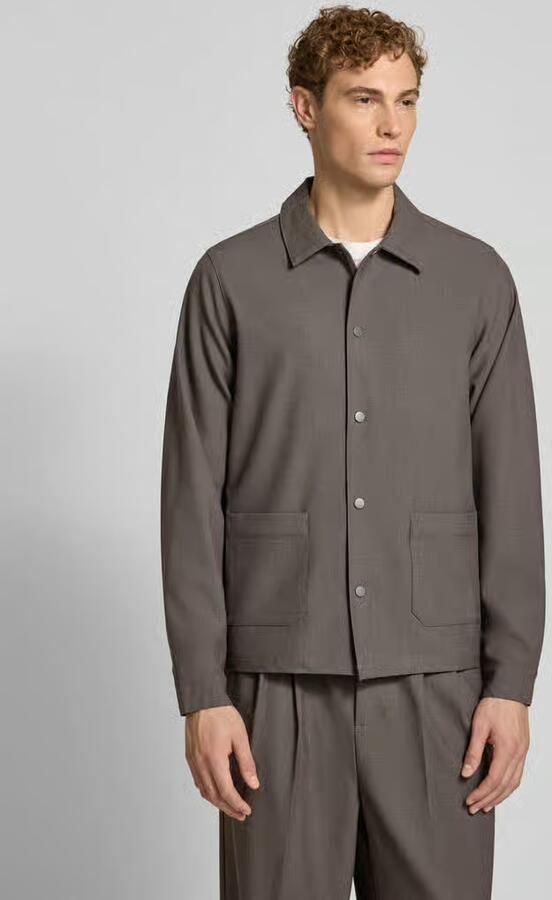 Casual friday Overshirt met viscose model 'ARTO' - Foto 3