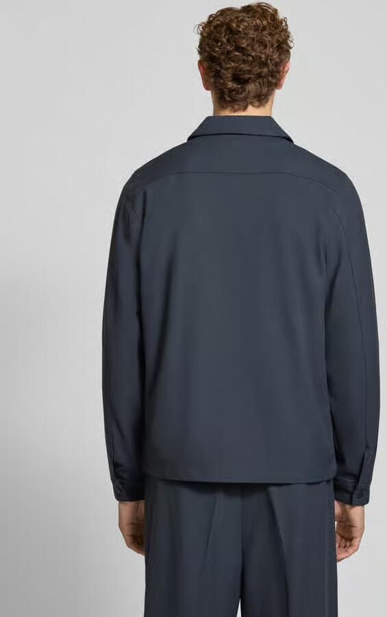 Casual friday Overshirt met viscose model 'ARTO'