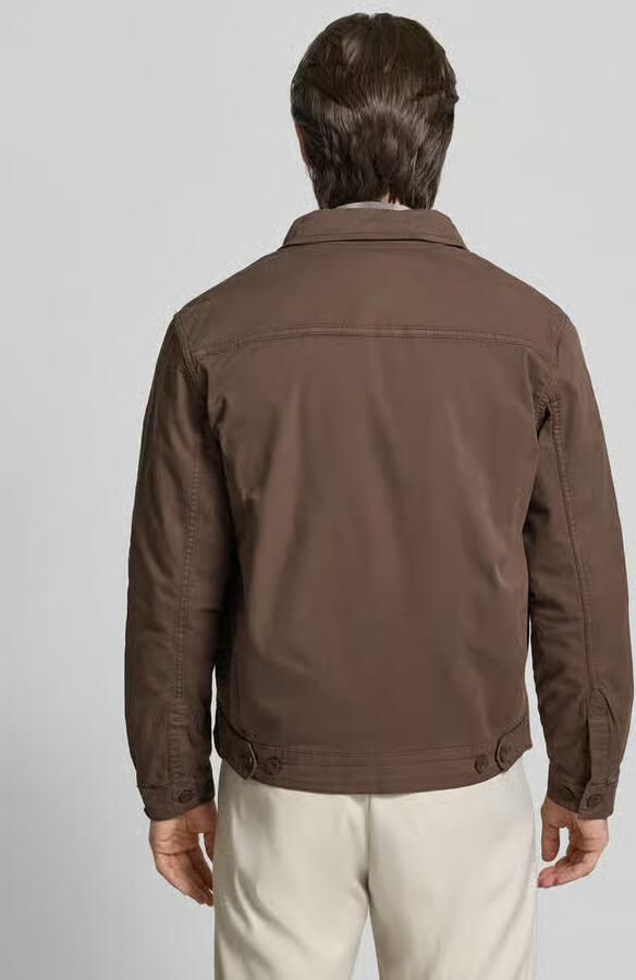 Casual friday Overhemdjack van katoenmix met knoopsluiting model 'BUCHAN' - Foto 3