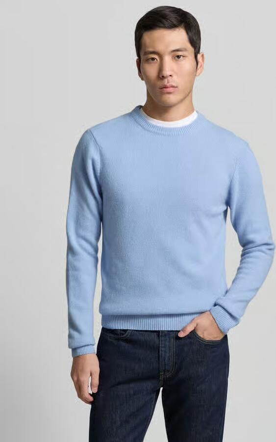 Casual friday Oversized gebreide pullover met geribde boorden - Foto 3