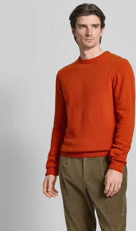 Casual friday Oversized gebreide pullover met geribde boorden - Foto 3