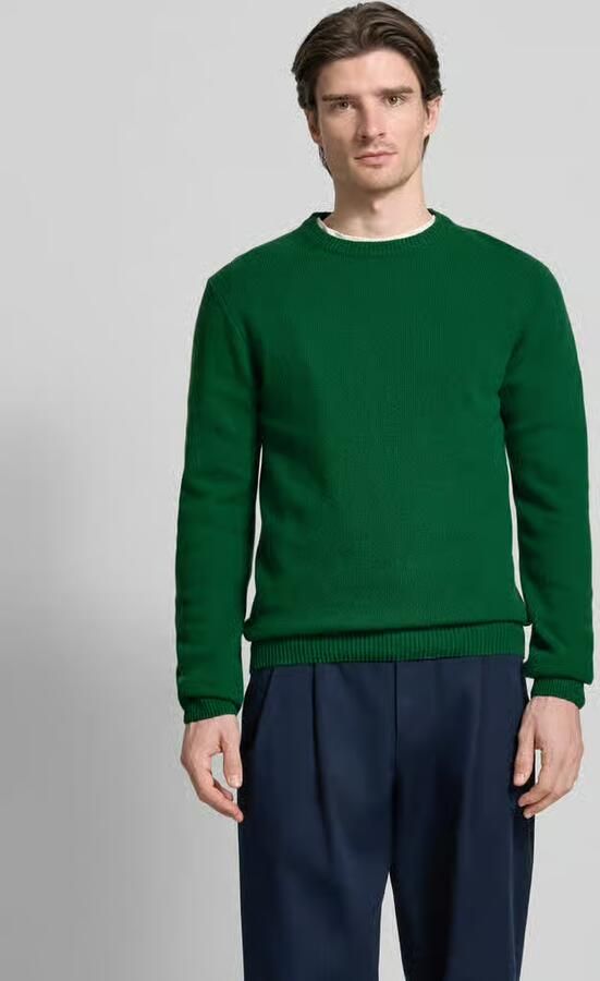 Casual friday Oversized gebreide pullover met geribde boorden - Foto 4