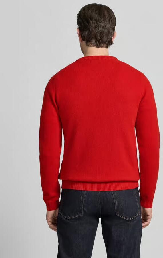 Casual friday Oversized gebreide pullover met geribde boorden