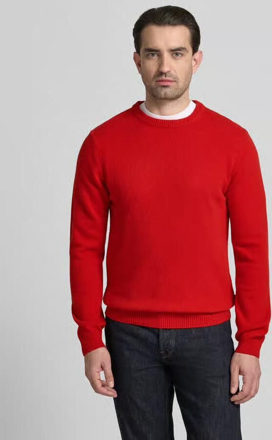 Casual friday Oversized gebreide pullover met geribde boorden - Foto 4