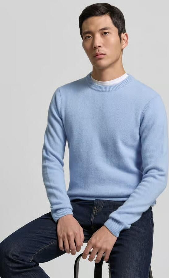 Casual friday Oversized gebreide pullover met ribboorden - Foto 2