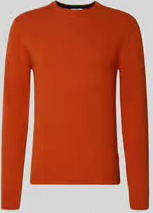 Casual friday Oversized gebreide pullover met geribde boorden