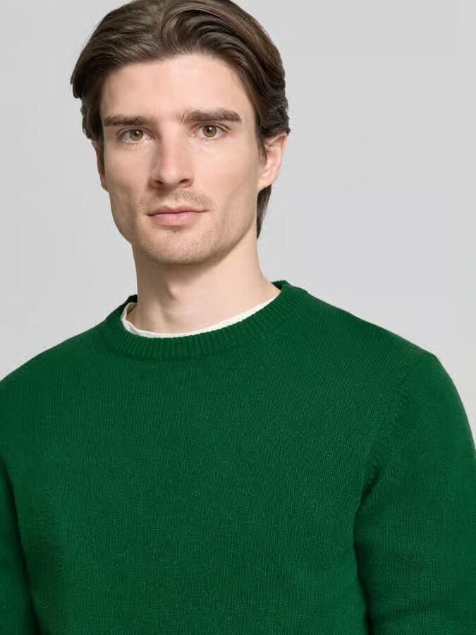 Casual friday Oversized gebreide pullover met ribboorden - Foto 2