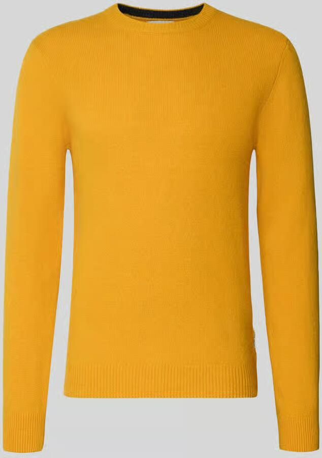 Casual friday Oversized gebreide pullover met ribboorden