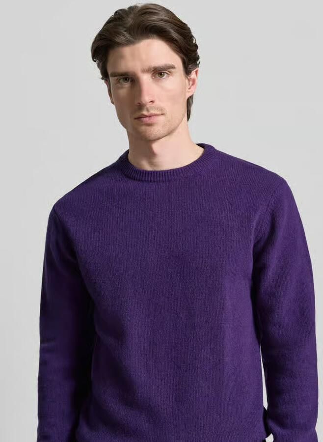 Casual friday Oversized gebreide pullover met ribboorden - Foto 2