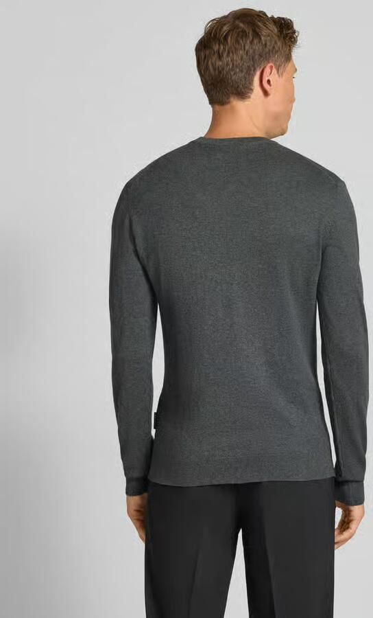 Casual friday Regular fit gebreide pullover met kasjmier model 'Halfdan'